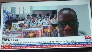 Teachers arrested for aiding exam malpractice during this year's BECE 2024