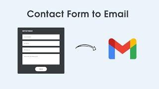 How To Make Working Contact Form With JavaScript | Receive Form Data On Email