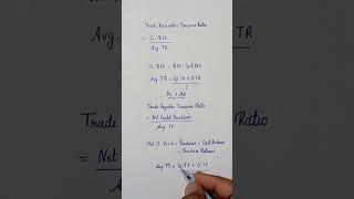 Short 16 | Trade Receivables and Trade Payables Turnover Ratio |  ‎@sethsaccountancytricks 