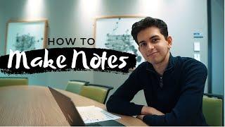 How To Make Notes From Lectures - Active Recall