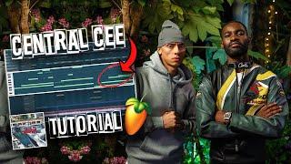 HOW TO MAKE GUITAR DRILL BEATS FOR CENTRAL CEE x DAVE FROM SCRATCH! (fl studio tutorial)