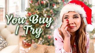 You Buy, I Try! | Opening X-Mas Presents YOU Sent Me!