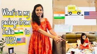 Package from INDIA TO USA|#vlog in USA|Unboxing Parcel|#vijayawada to #usa/#telugu vlogs #trending