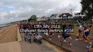 Chalkwell Beach parkrun #104 July 15th 2023 (fast)