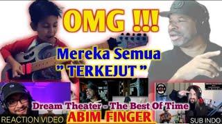 Reactor Dunia Di Buat " TERKEJUT " The Best Of Time Cover By Abim Finger || Reaction Compilation ‼️
