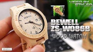BEWELL ZS-W086B ⌚ Unboxing + Review | Natural Maple Wooden Watch