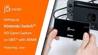 How to set up Nintendo Switch™ HD Game Capture on OBS Studio™ | j5create