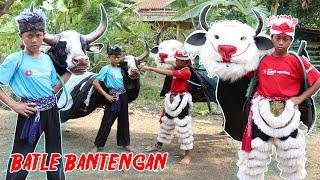 BOCIL Nadin And Friend BATLE BANTENGAN SAPI VS BANTENGAN BONEKA | BARONGAN | MACANAN | DEVIL