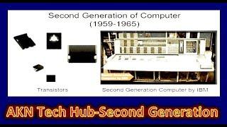 Which is the second generation of computer with its features by #akntechhub #Generation of Computers
