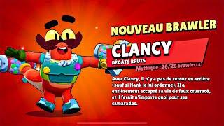 j'ai DÉBLOQUÉ CLANCY  (encore + CHEATÉ que BERRY) Mise à Jour Brawl Stars