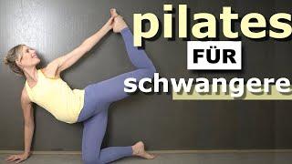 25 MIN Pregnancy Pilates - Floor Fullbody Workout - für die Schwangerschaft!