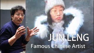 【Famous Chinese Artist】Portrait painting by   Leng Jun