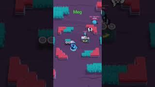 brawl stars Meg takes on Edgar #brawlstars #action #gaming #meg #win #1v1