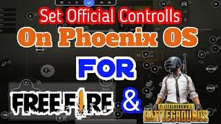 how to set controls in phoenix os for free fire and pubg in hindi -uoxo tech