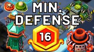 Boom Beach Reaching RANK 16 GOLD with MIN. DEFENSE in Warships Season 29: Protos | 4 ER | Bane