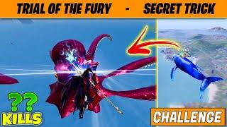  OMG !! SUPER SECRET TRICK TO COMPLETE | TRIAL OF THE FURY | FASTEST - 7 CHICKEN CHALLENGE IN BGMI