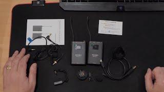 FotoWelt WM-100 Full Metal 4 Channels Wireless Microphone Unboxing and review