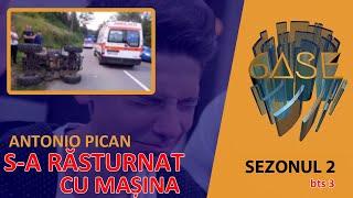 Antonio Pican s-a RĂSTURNAT CU MAȘINA. ACCIDENT la filmări! BTS 3