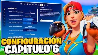 *NUEVA* MEJOR SENSIBILIDAD y CONFIGURACIÓN para MANDO en Fortnite CAPITULO 6 (PS4/PS5/XBOX/PC)