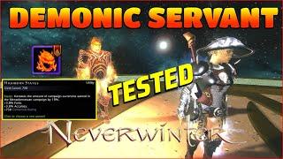 REGIS on FIRE? NEW COMPANION Test AOE & ST Demonic Servant  - Neverwinter Mod 25