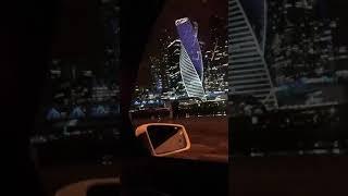 Driving in Moscow at Night