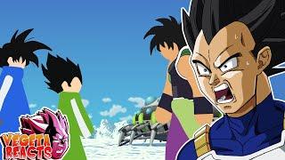 Vegeta Reacts To Goku and Vegeta VS Broly Stick Fight!!