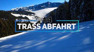 Zell am See ski area:  14 TRASS black slope with 70% gradient