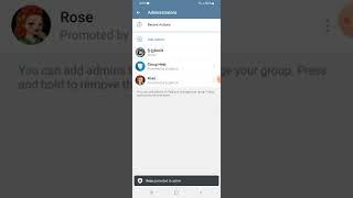 How to set rules for rose bot in telegram groups.