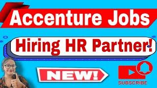 Accenture Off Campus Hiring 2023 | HR Partner Associate : Apply Now Online