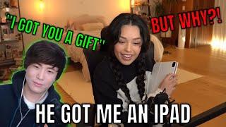 Sykkuno RANDOMLY gifted Valkyrae an IPAD