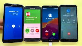 BQ-5518G vs Dexp BL155 vs Samsung Galaxy S7 vs Honor 7A/ Incoming, Outgoing Crazy Calls