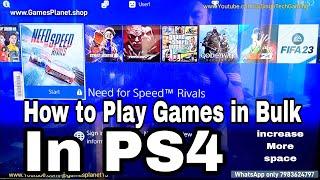PS4 Storage increasing tricks - Must Watch