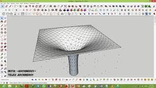 Parametric structure in sketchup