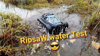 Rc tank SG1203 Ripsaw water test !!!