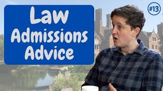 Cambridge from the Inside #13: Law Admissions Advice | University of Cambridge