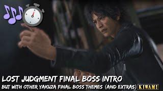 Lost Judgment Final Boss Intro With Other Yakuza Final Boss Themes Kiwami (Definitive Edition)