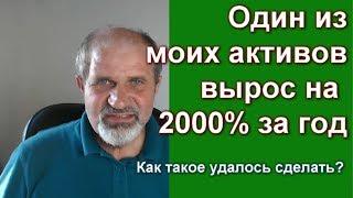 Актив, который вырос в 20 раз за год.