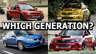 THE BEST SUBARU WRX GENERATION IS...