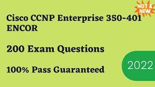 Cisco CCNP Enterprise (350-401) ENCOR Exam Dumps & Questions 2023