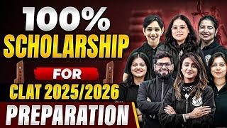 100% Scholarships for CLAT 2025/2026! Unlock Your Dream NLU with ZERO Preparation Fees