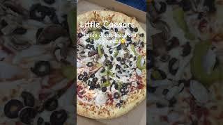 Little Caesars Veggie Pizza and Italian cheese bread #littlecaesarspizza #veggies #cheesebread