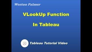 How to do VLookup in Tableau