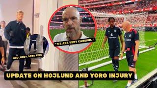 Erik Ten Hag Gives Update on Rasmus Hojlund and Leny Yoro Injury