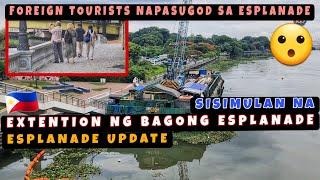 Construction ng Bagong Esplanade Sisimulan na! Foreign Tourists Napasugod sa Esplanade 