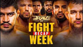 FIGHT WEEK RECAP | BRAVE CF 61 | GERMANY | FULL MMA EVENT RELIVE!