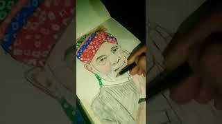 drawing of Modi ji #art  by sapna malviya # shorts #jay bhart #jay Hind #painting ##