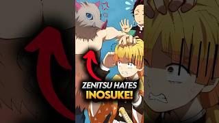 Why Zenitsu HATES Inosuke so Much? Demon Slayer Explained #demonslayer #shorts