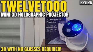 3D With No Glasses Required! | Twelvetooo Mini 3D Holographic Projector Review