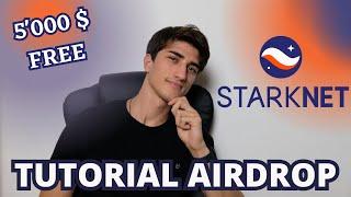 COME OTTENERE L'AIRDROP DI STARKNET: TUTORIAL STEP by STEP