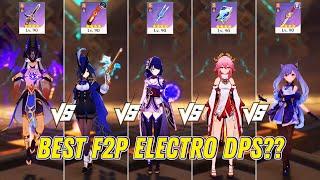 F2P: Raiden vs All Electro DPS | BEST F2P ELECTRO DPS?? - Genshin Impact